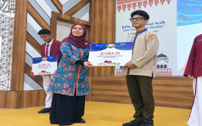 Raih Prestasi membanggakan, Gifran Al Gifari Pasha Harumkan Nama MAN 4 Aceh Besar pada Olimpiade CBP Rupiah 2026
